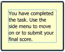 the finish message movieclip