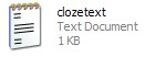 clozetext icon