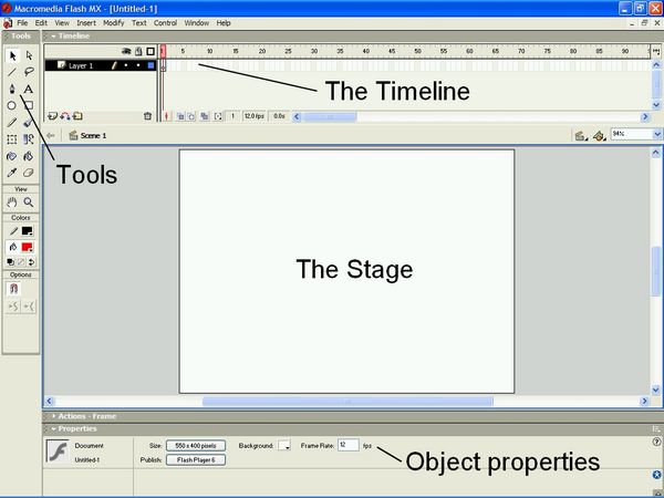 a wide view of the stage