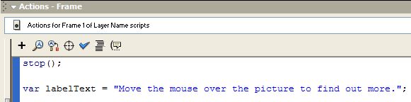 type into the action pane