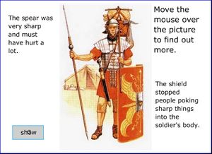 the new button on the stage